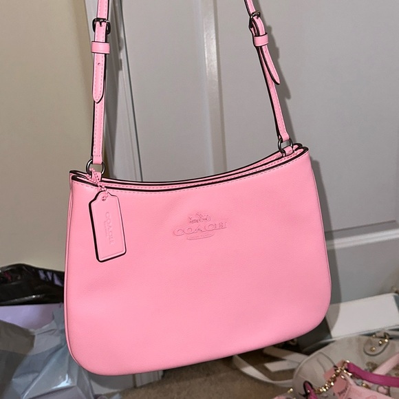 Coach Handbags - Coach Penelope Shoulder Bag in silver and flower pink